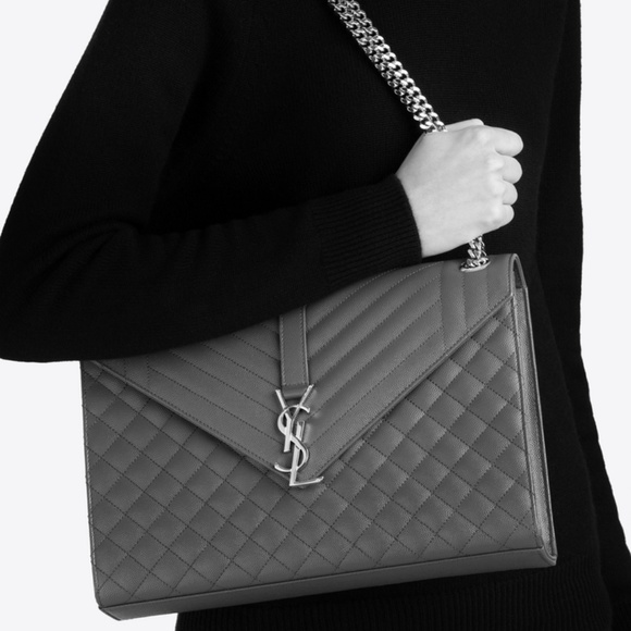 yves saint laurent grey bag